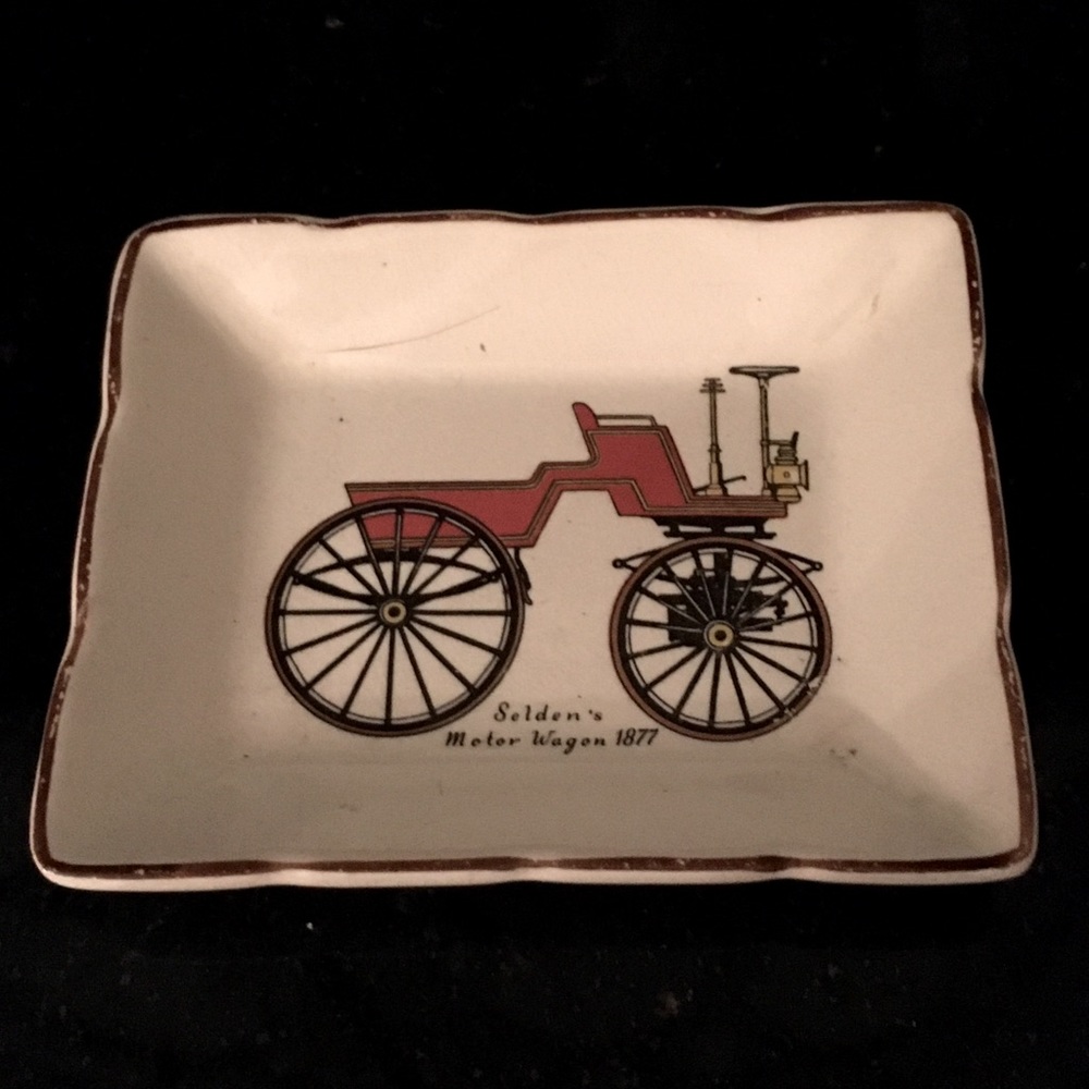 Lancaster England Dish Seldon’s Motor Wagon 1877